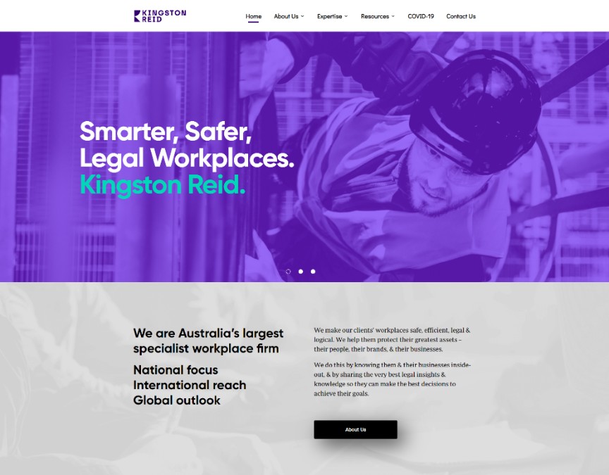 Kingston Reid Website Home